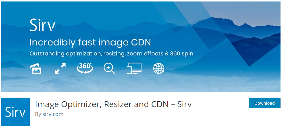 Image Optimizer, Resizer 및 CDN – Sirv