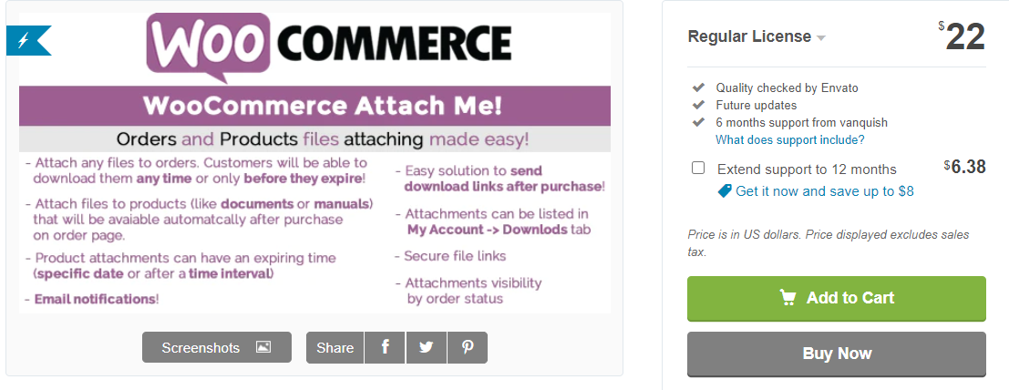 WooCommerce Attach Me!