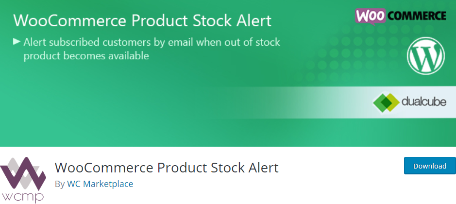 WooCommerce 제품 재고 알림