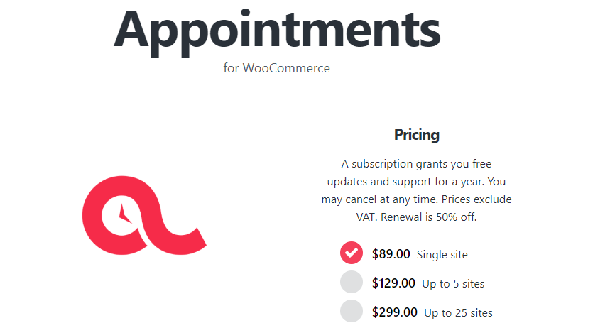 WooCommerce 약속