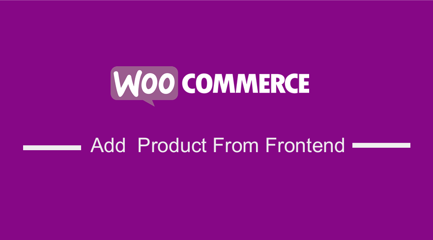 프론트엔드에서 Woocommerce 제품 추가