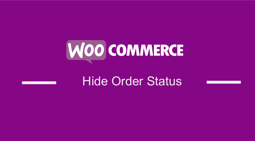 WooCommerce 숨기기 주문 상태