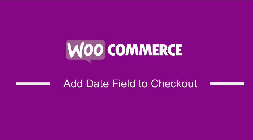 WooCommerce 체크아웃에 날짜 필드 추가