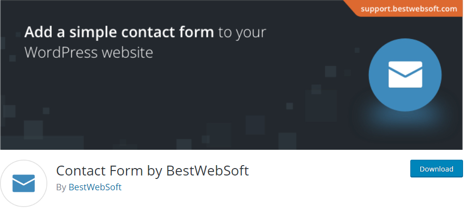 BestWebSoft의 문의 양식