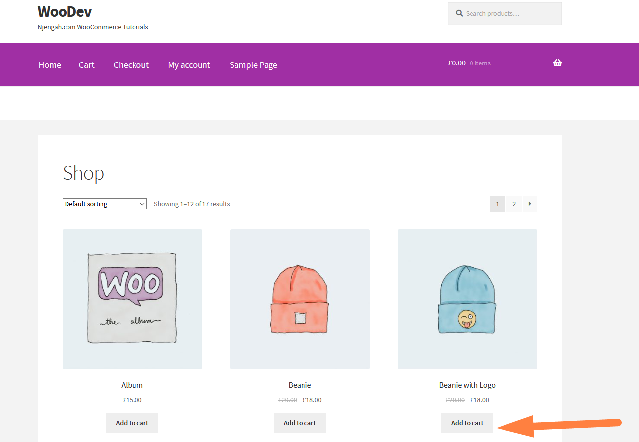 woocommerce 변경 장바구니에 추가 버튼을 더 읽으려면