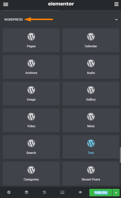 Widgets Wordpress