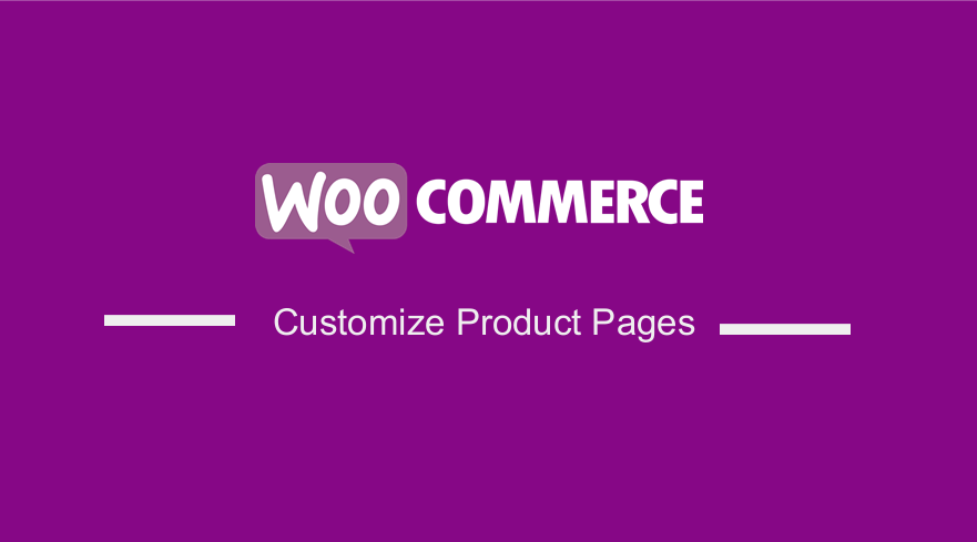 WooCommerce 제품 페이지 사용자 정의