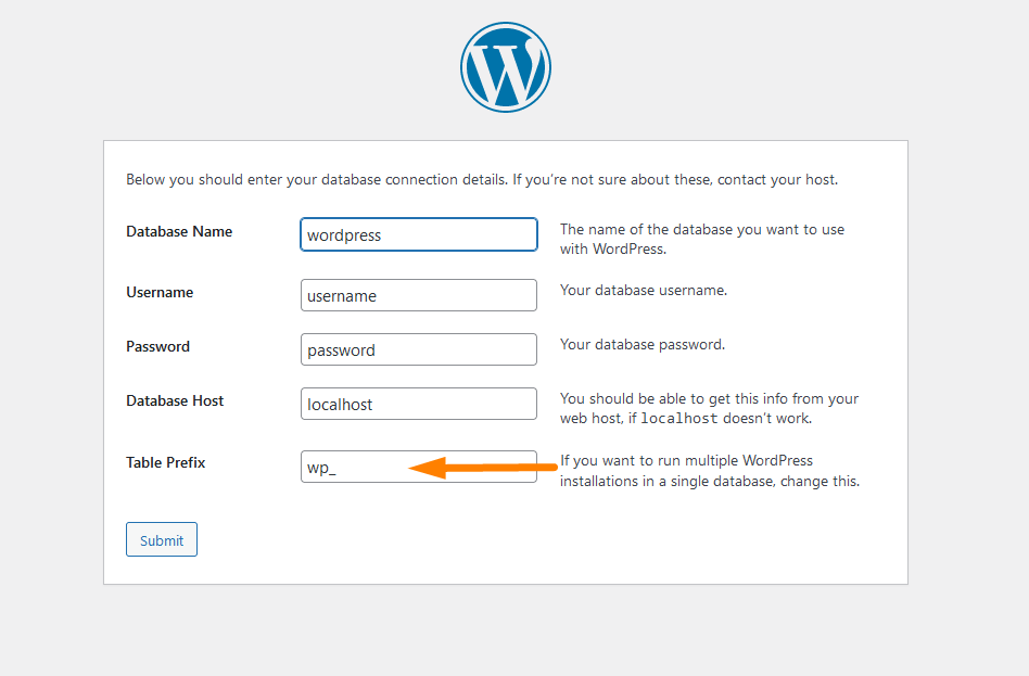 Awalan Basis Data WordPress