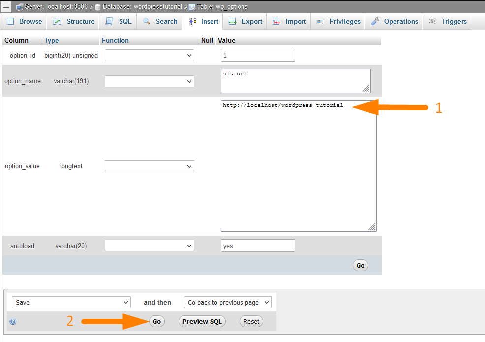 WordPress Ubah URL di Database -2