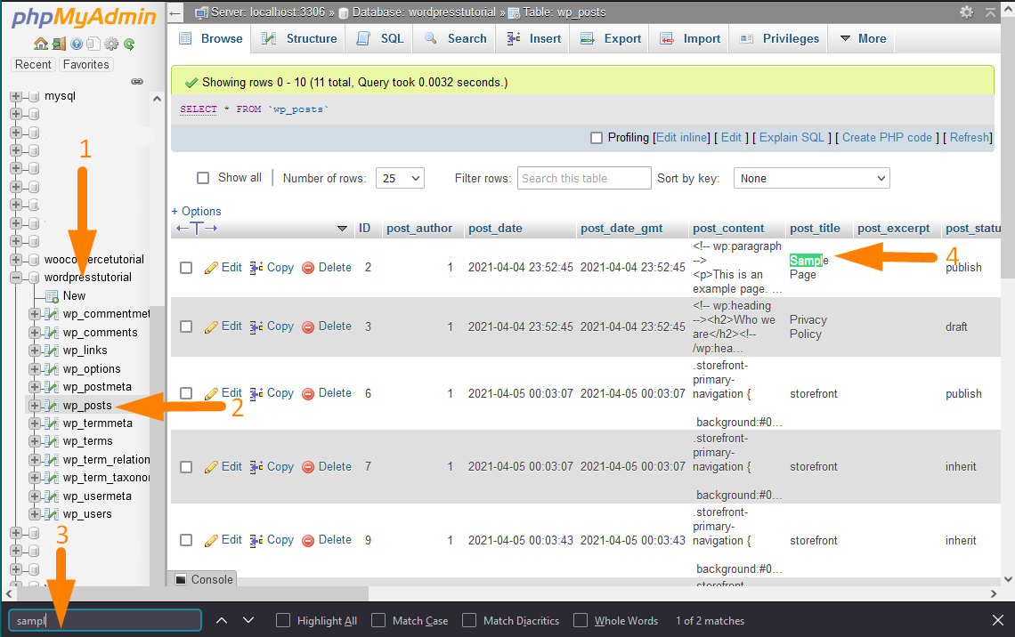 Find and Replace Text in WordPress Database