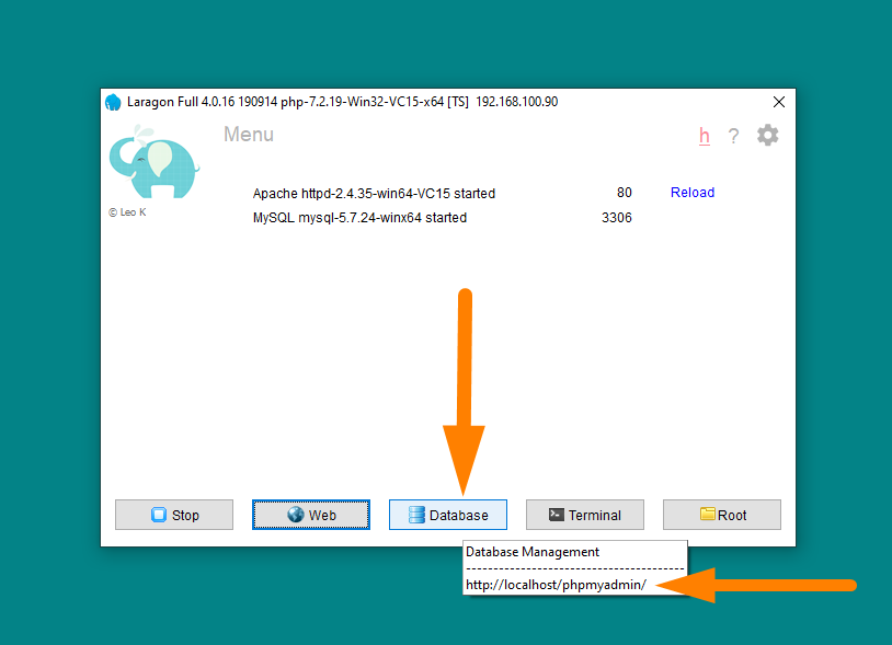 Database WordPress Terhubung dengan PHPMyAdmin -0