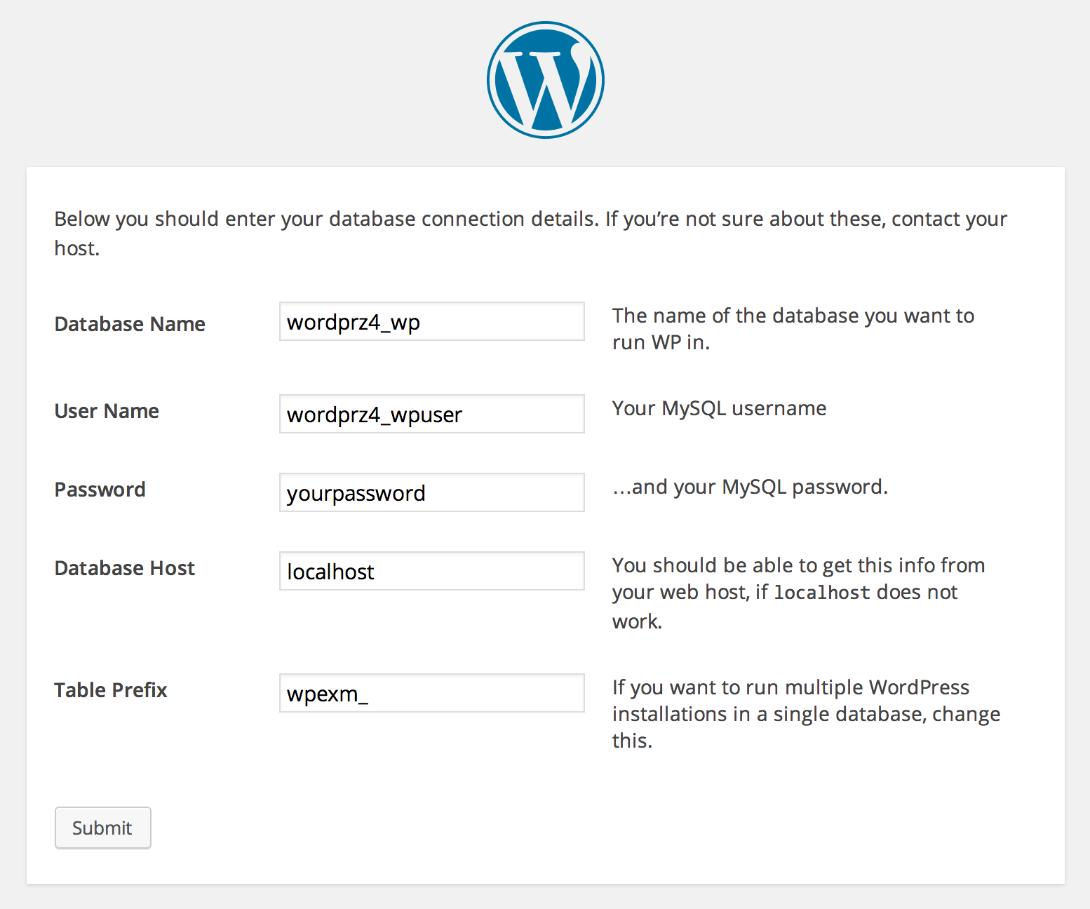 製作 wordpress 設置