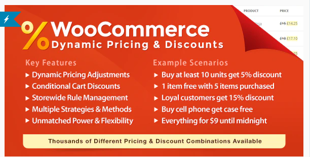 أسعار وخصومات woocommerce الديناميكية بواسطة rightpress