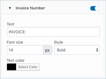 WooCommerce Invoice-Customize Tab-Common atrybuty