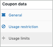 Bloque de datos de cupón de WooCommerce