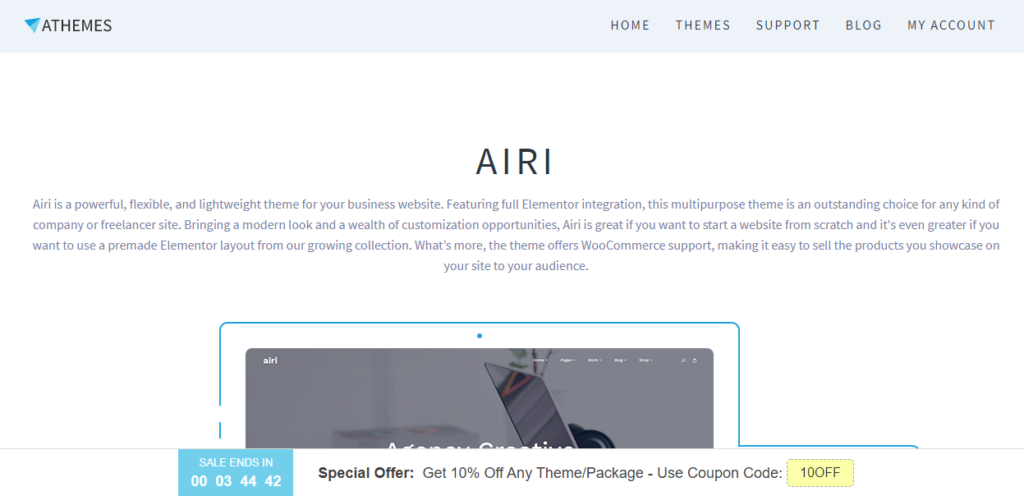 Flawless WordPress Theme: Airi