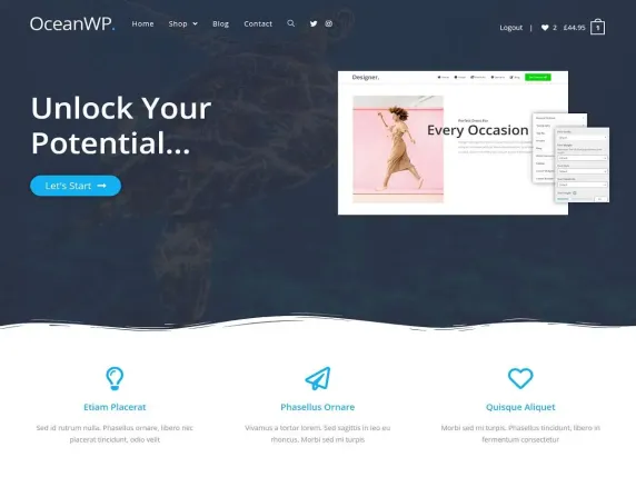 OceanWP business WordPress themes