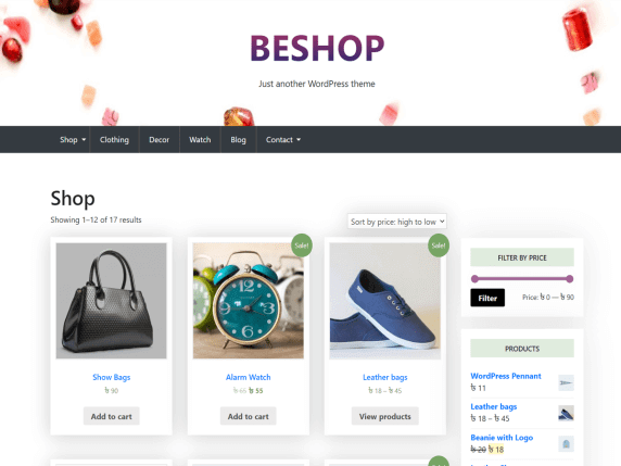 BeShop- Just Another WordPress Theme