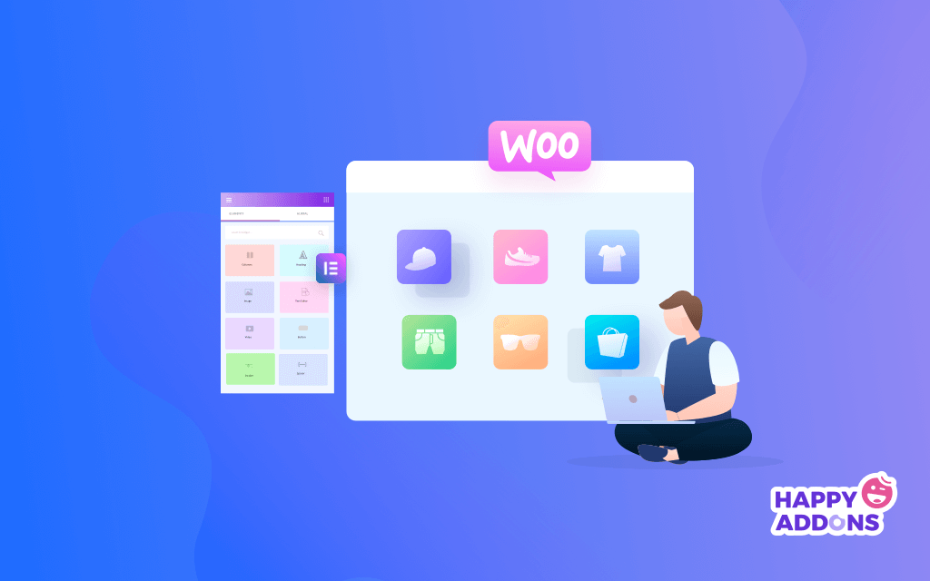 Building eCommerce site using HappyAddons (Product Carousel widget, Product Category Grid widget, Product Category Carousel widget designing eCommerce website
