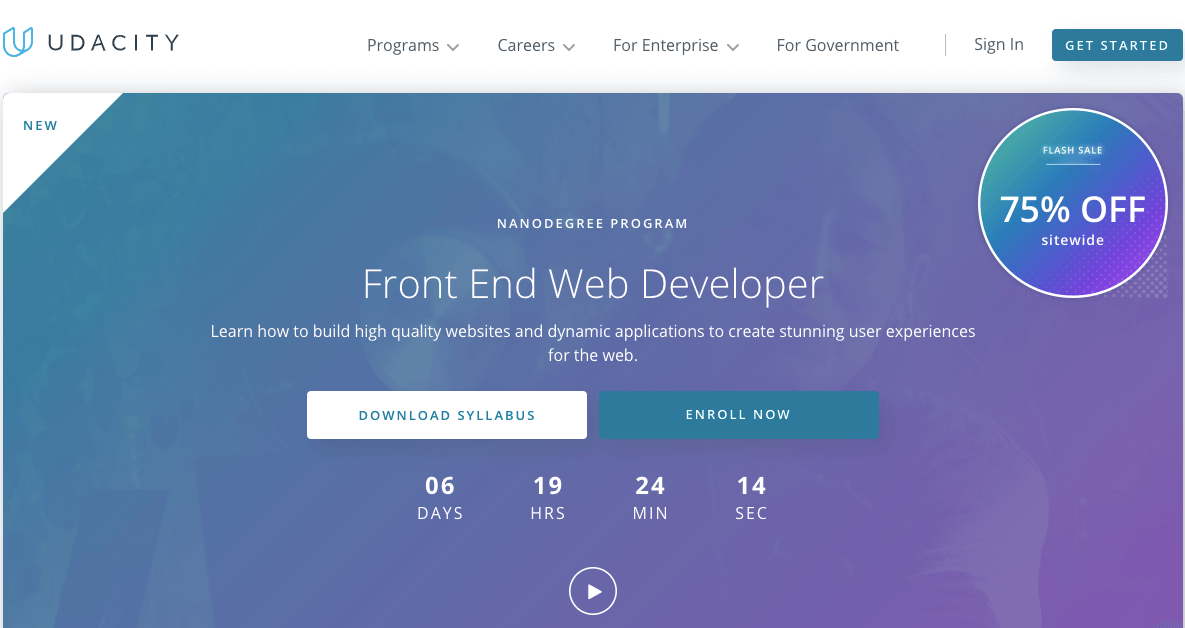 Udacity front end web developer