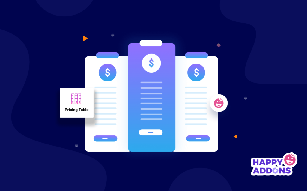 Create Pricing Table in Your Elementor Website Using Happy Addons Widget