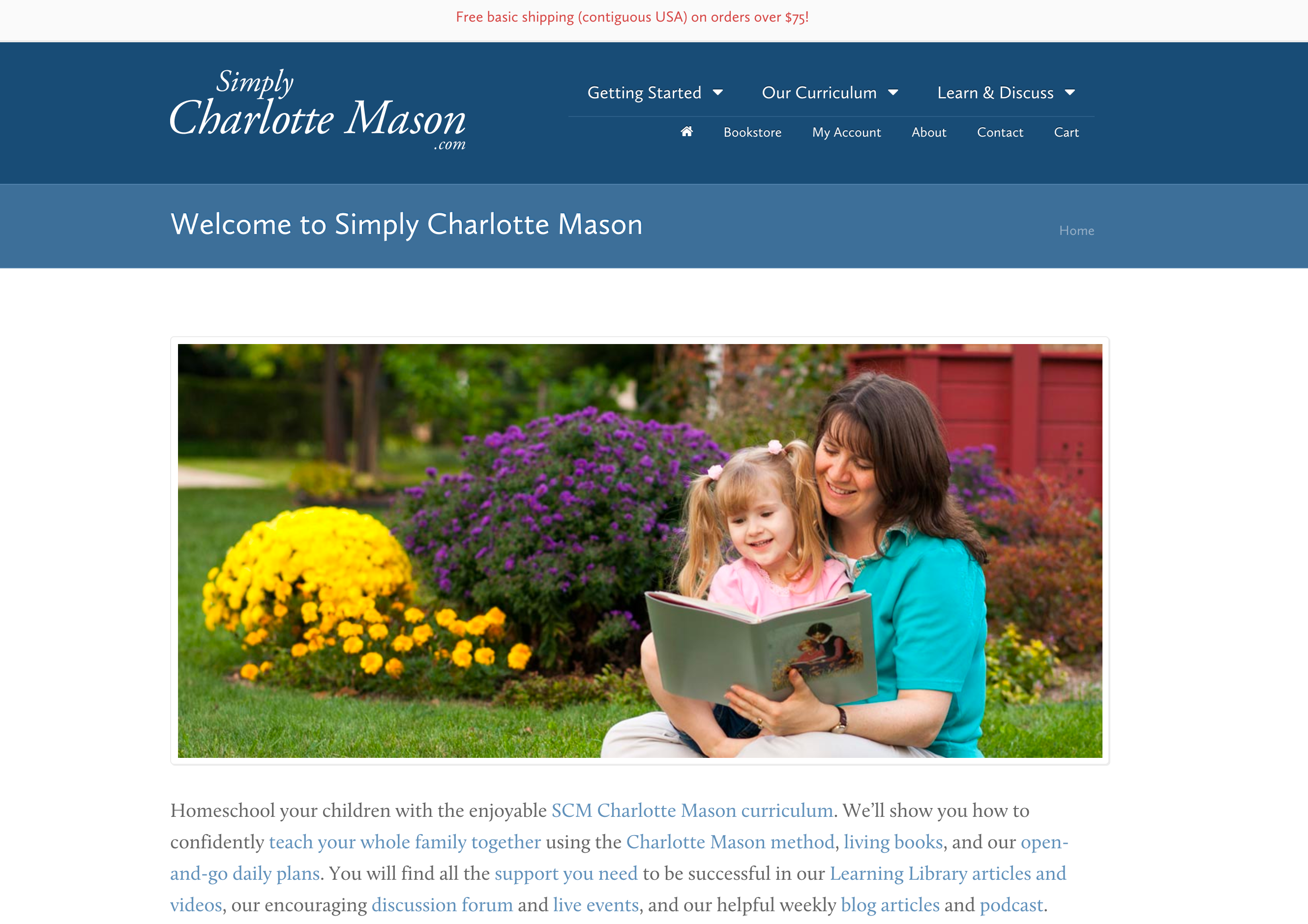 Homepage di Simplycharlottemason.com