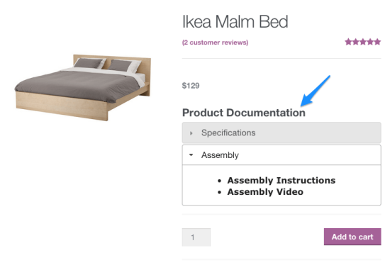 WooCommerce Product Documents ti consente di aggiungere e visualizzare documenti sotto la breve descrizione del prodotto