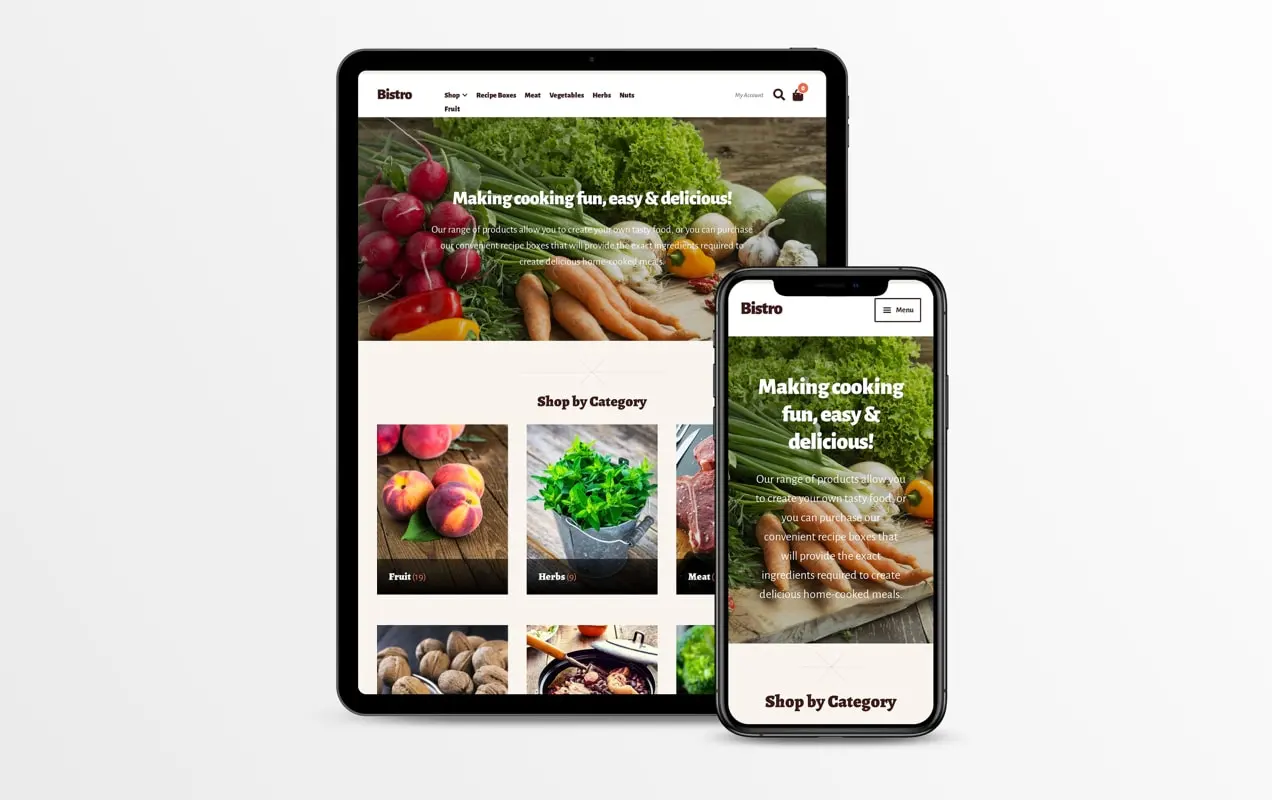 Motyw WooCommerce Bistro