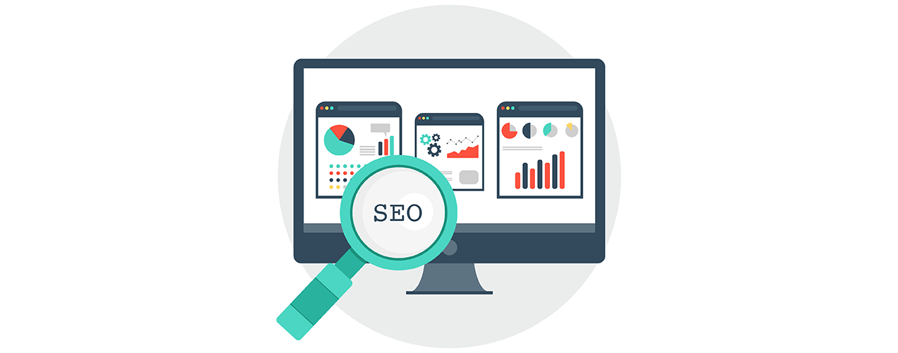 SEO-статистика на компьютере