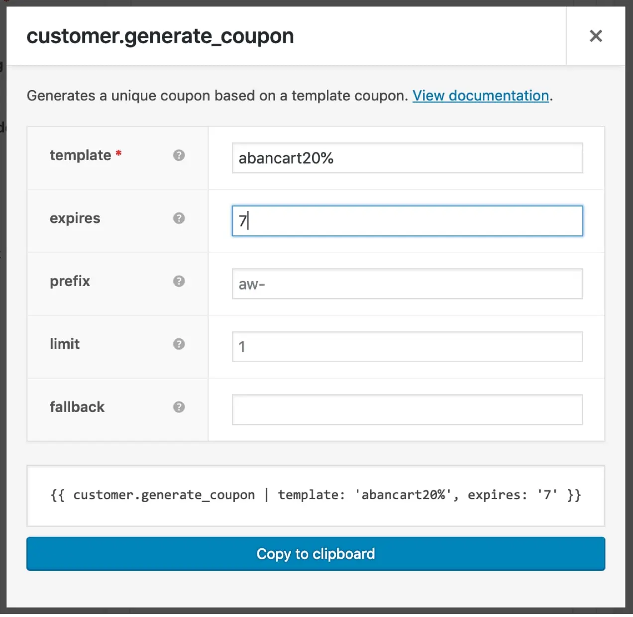 generando un cupón personalizado con AutomateWoo