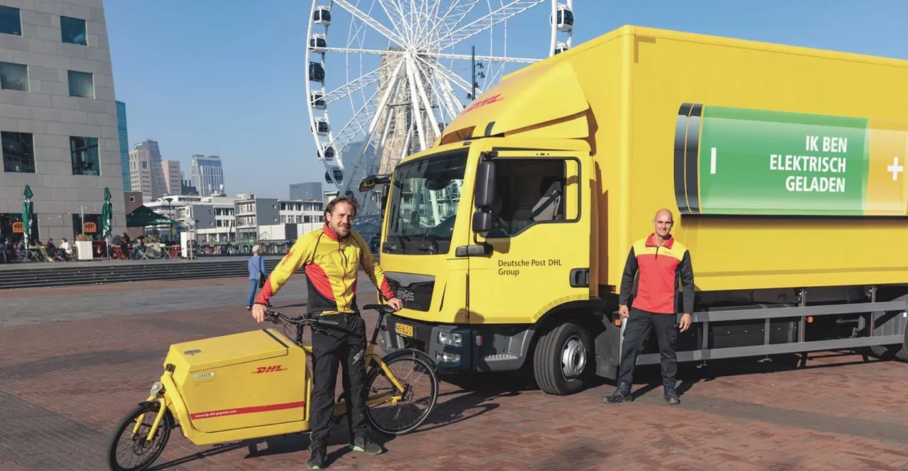 Elektrofahrzeuge von DHL