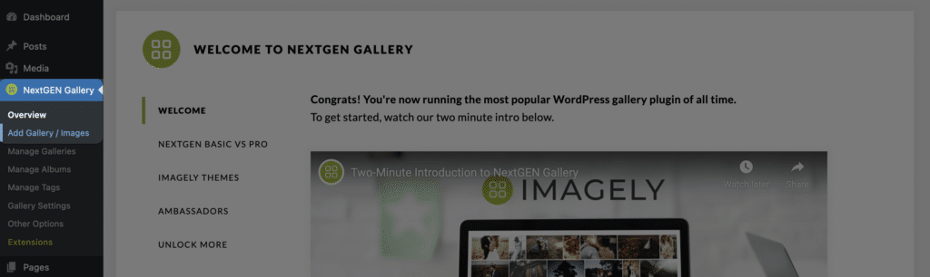 Cara Membuat Galeri Foto Di WordPress Menggunakan Galeri NextGEN - Langkah 2