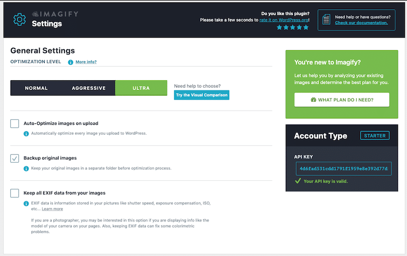 Pengaturan umum - Sumber: Imagify