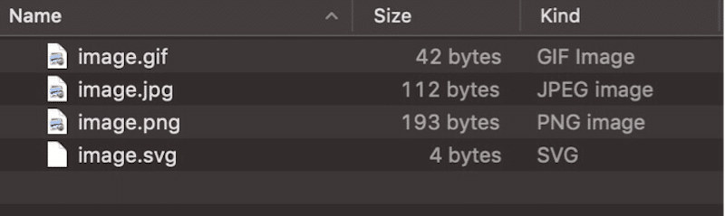 Formato vs dimensione del file - Fonte: Selesti.com