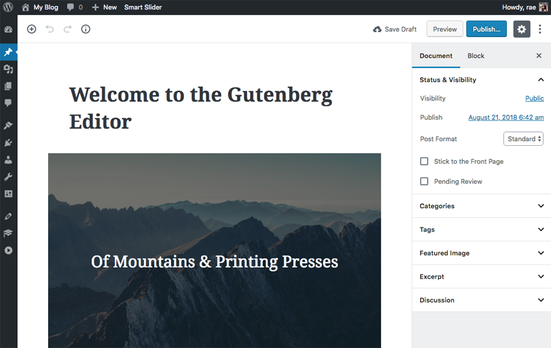 Redactor de Gutenberg