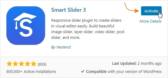 Activați Smart Slider