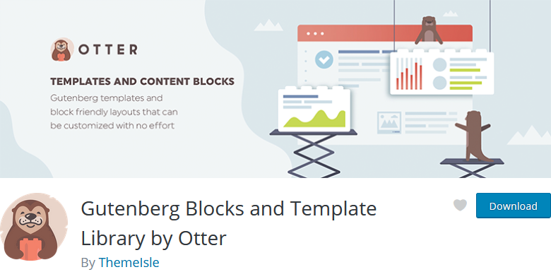 Blok Gutenberg dan Perpustakaan Template oleh Otter