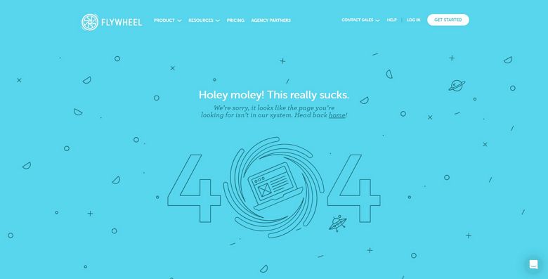 Página WordPress 404 por Flywheel