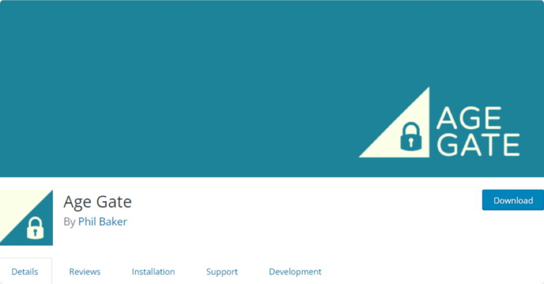 plugin wordpress de vérification de l'âge de la porte d'âge