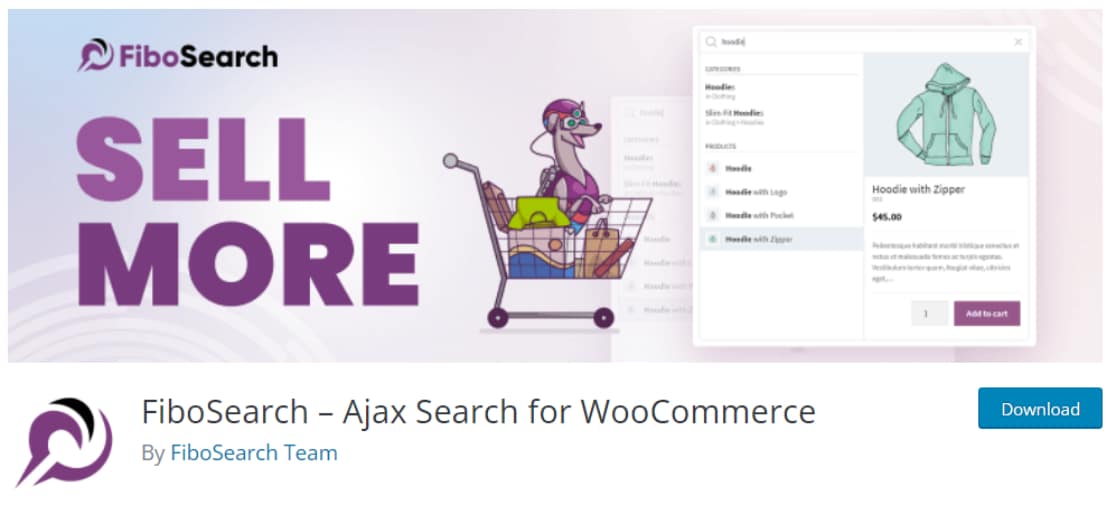 woocommerce için fibosearch ajax araması