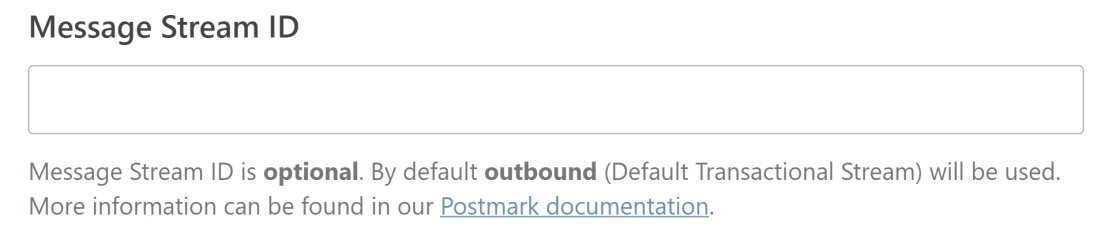 Поток сообщений Postmark WP Mail SMTP