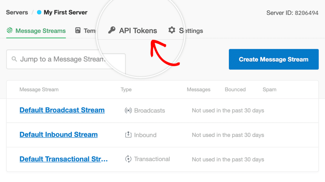 Jetoane API pentru marca poștală