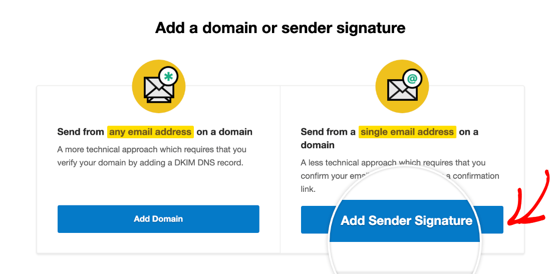 Timbro postale aggiunge la firma del mittente