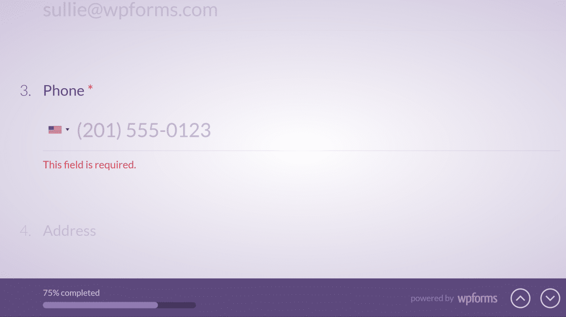 WPForms 會話表格