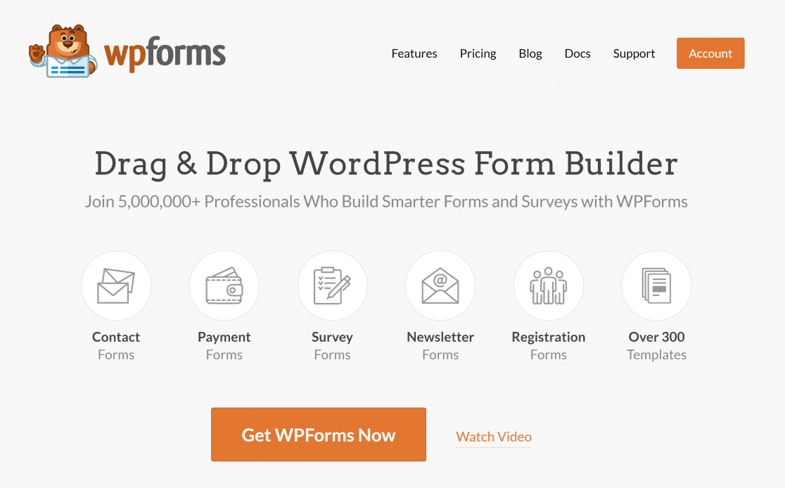 WPforms-acasă