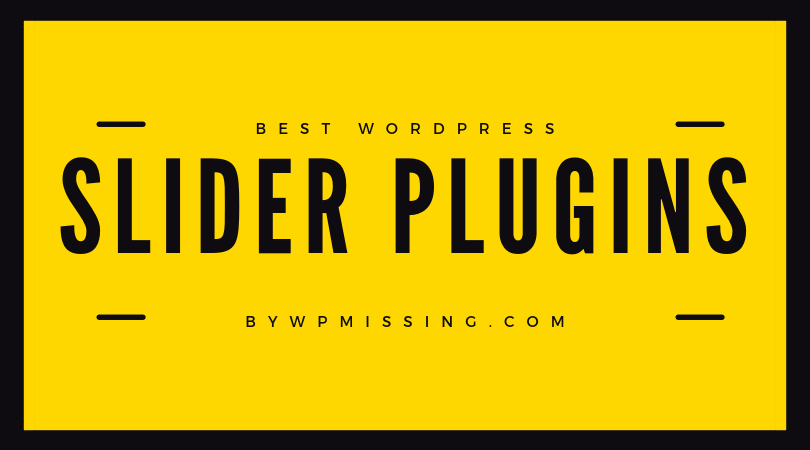 Plug-ins de controle deslizante WordPress compatíveis com dispositivos móveis responsivos