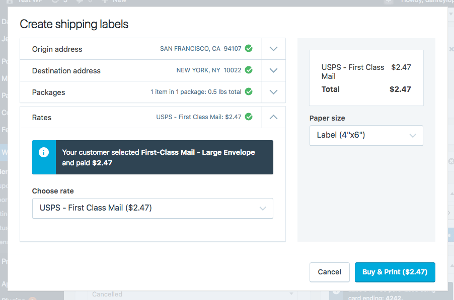 Expédition et taxes WooCommerce