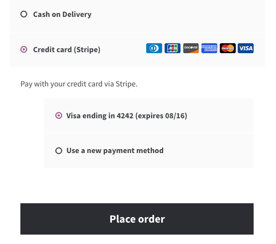 WooCommerce Stripe Payment Gateway