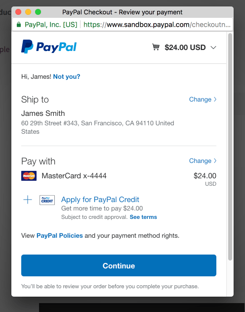 WooCommerce PayPal Express Checkout 支付網關-分鐘