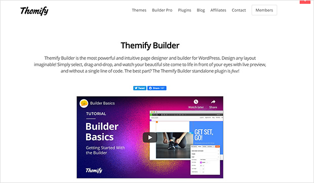 themify WordPress theme builder